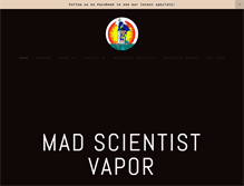 Tablet Screenshot of madscientistvapor.com